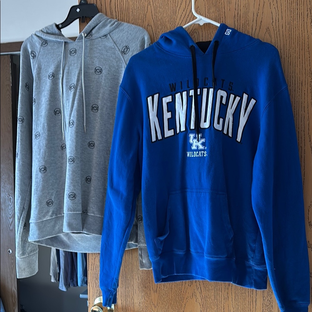bebe Blue Hoodie with Kentucky Graphic